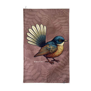 Tea Towels: Tea Towel NZ Nest Fantail