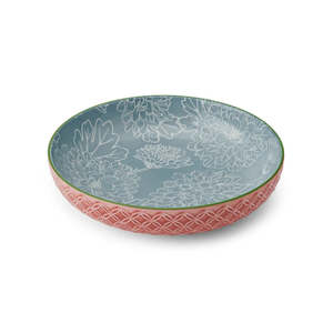 Bowls: MK Coupe Bowl 21cm Grey Floral
