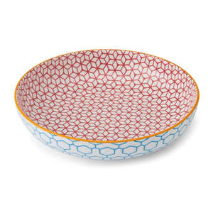 Bowls: MK Coupe Bowl 21cm Geometric Blue