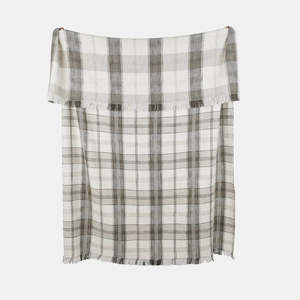 Throws: Berry Check Throw Olive