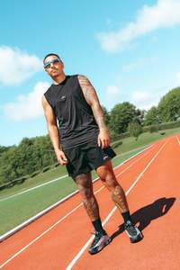 5" TRAINING SHORT MENS BLACK