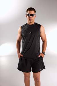 All: TRAINING SINGLET MENS BLACK