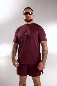 All: TRAINING TOP MENS DEEP CHERRY