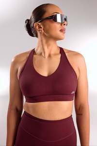 Womens Tops: AIR BRA DEEP CHERRY