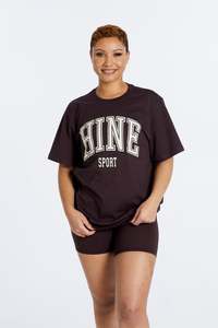 VARSITY TEE ESPRESSO