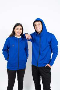 Iathletic Pro Zip Hoodie: iAthletic Pro Zip Hoodie - Reflex Blue