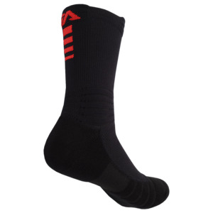 iAthletic Elite Performance Socks - Black/Black/Red