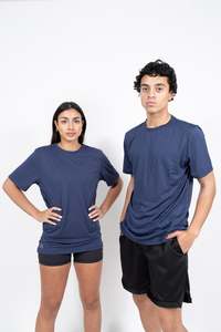 iAthletic Performance Short Sleeve Tee - Navy Marle