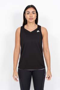 iAthletic Women's Training Reversible Singlet - Black/White