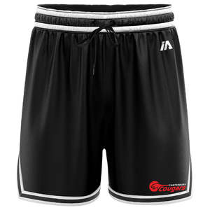 Canterbury Cougars: Canterbury Cougars Black/White Men's Casual Basketball Shorts