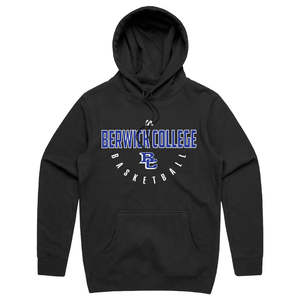 Berwick College Cotton Hoodie - Black