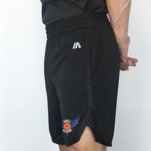 Wings Academy Black/Black Casual Basketball Shorts