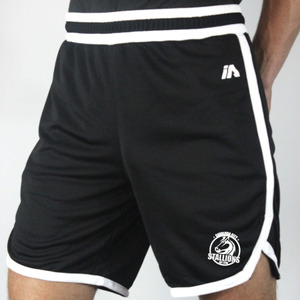 Canberra City Stallions: Canberra City Stallions Casual Basketball Shorts - Black/ White