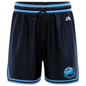 Darebin Basketball Casual Shorts - Navy/Carolina