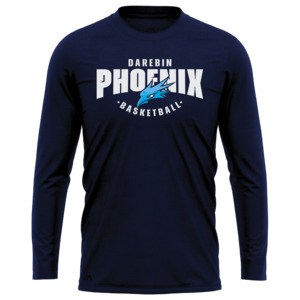 Darebin Basketball: Darebin Basketball Performance Long Sleeve Tee