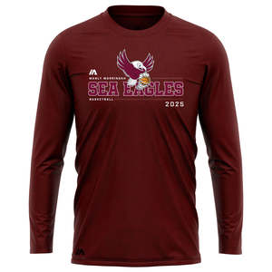 Manly Sea Eagles: Manly Warringah Sea Eagles 2025 Performance Long Sleeve Tee