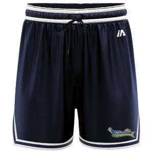 Warrnambool: Warrnambool Casual Basketball Shorts - Navy/White
