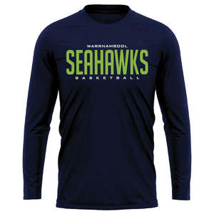 Warrnambool Seahawks Performance LS Tee