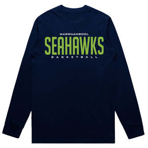 Warrnambool: Warrnambool Seahawks Cotton LS Tee