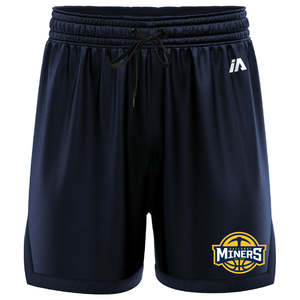 Ballarat Miners Casual Basketball Shorts - Navy/Navy