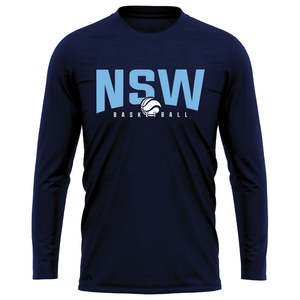 Bnsw Sale: Basketball NSW Loud and Proud Performance LS Tee