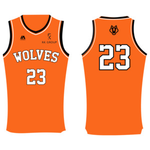 West Sydney Wolves Singlet - ORANGE (U16 Boys)