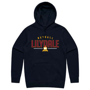 Lilydale High School Netball: Lilydale High School Cotton Hoodie - Netball