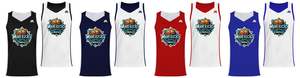 Mavericks Madness 3x3 Team Playing Singlets: Mavericks Madness 3x3 Womens Reversible Team Playing Jerseys