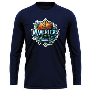 Mavericks Madness 3x3 Performance Long Sleeve Tee