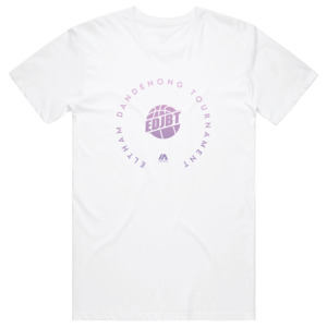 Eltham Dandenong Tournament Cotton Tee - White