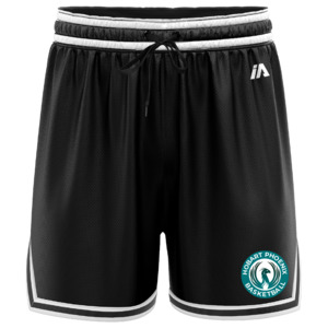 All: Hobart Phoenix Casual Shorts with Pockets - Black/White