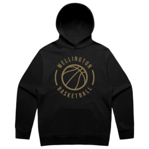 Wellington Basketball Cotton Hoodie - Black