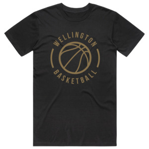 All: Wellington Basketball Cotton Tee - Black