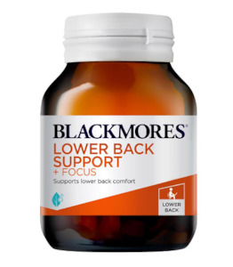 Blackmores Lower Back Support + Focus Tablets 30