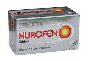 Anti Inflammatories Pain Fever: Nurofen Tablets 96 - Maximum of 1 Packet Per Customer