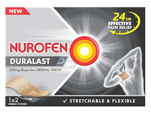 Adult Anti Inflammatories Pain Fever: Nurofen Duralast 200mg Ibuprofen Dermal Patches