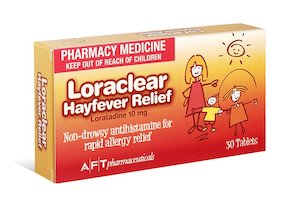 Antihistamines: Loraclear (Loratadine 10mg) Tablets