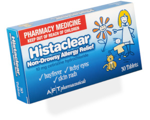 Antihistamines: Histaclear Allergy Relief 10mg Tablets