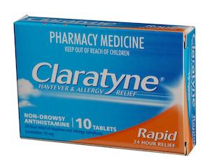 Antihistamines: Claratyne 10mg Tablets