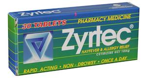 Zyrtec 10mg Tablets 30-DISCONTINUED-