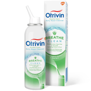 Nasal Sprays Drops: Otrivin Breathe Clean Daily Nasal Cleanser