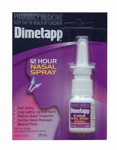 Dimetapp 12 Hour Nasal Spray - Maximum of 2 Packets Per Customer