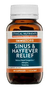 Natural Remedies For Hay Fever: Ethical Nutrients Sinus & Hayfever Relief Capsules 60 - Discontinued