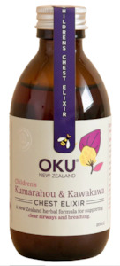 Children Cold Flu: Oku Children's Chest Elixir - Kumarahou and Kawakawa