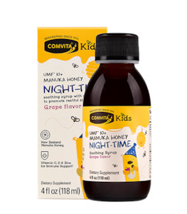 Comvita Kids Night-Time Soothing Syrup with UMF10+ Manuka Honey 118ml