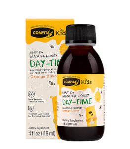 Children Cold Flu: Comvita Kids Day-Time Soothing Syrup with UMF 10+ Manuka Honey 118ml