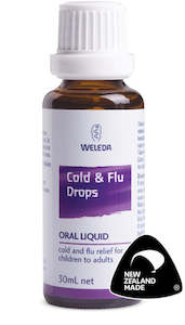 Natural Remedies For Cold Flu: Weleda Cold & Flu Drops 30ml