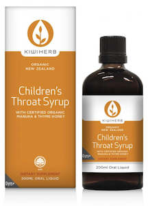 Natural Remedies For Cold Flu: Kiwiherb Children's Throat Syrup