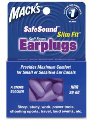 Macks Slim Fit Soft Foam Ear Plugs 5 Pair