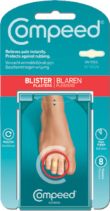 Blister Prevention Treatments: Compeed Blister Plasters on Toes 8